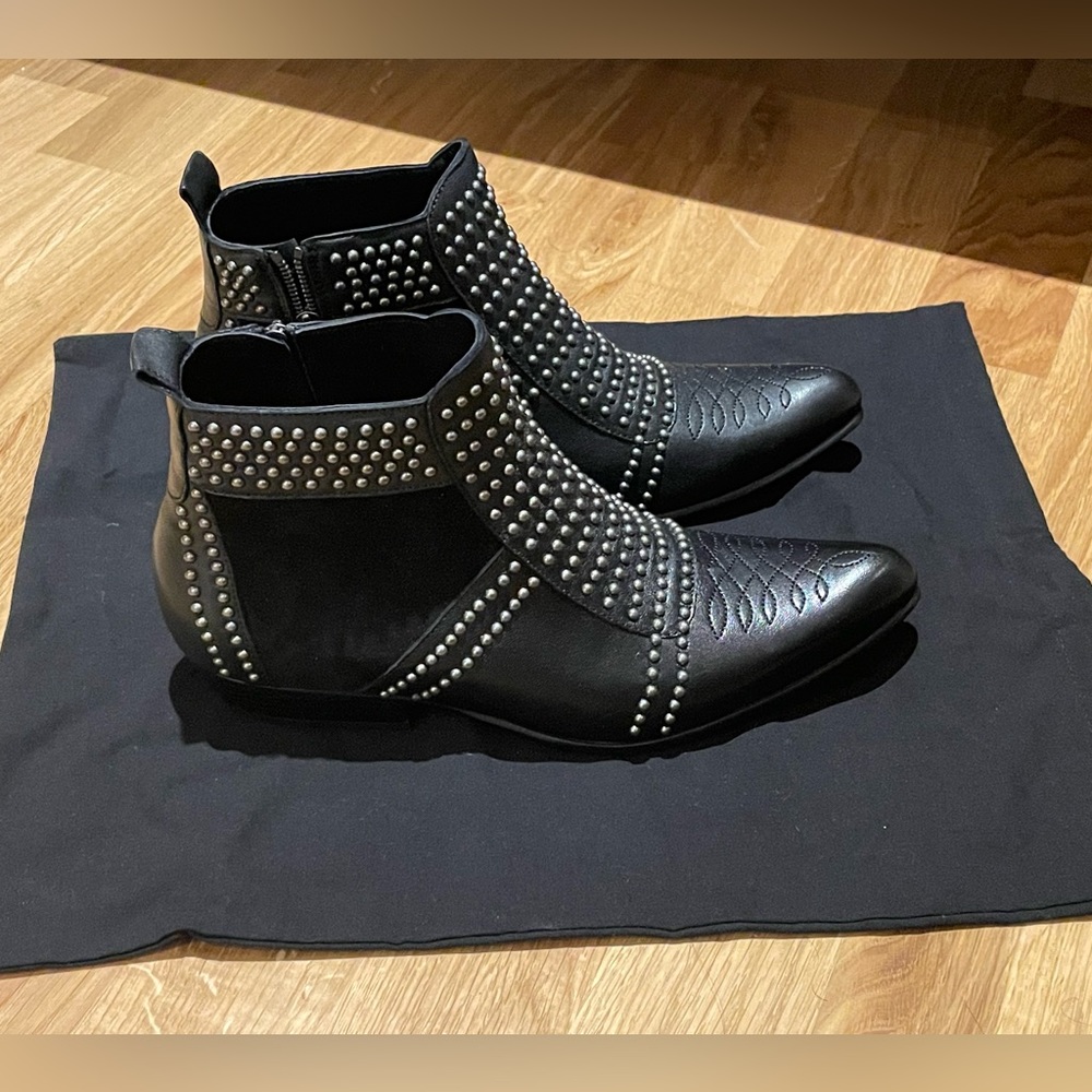 ANINE BING Charlie Boots Size 38 (US 8) in Silver